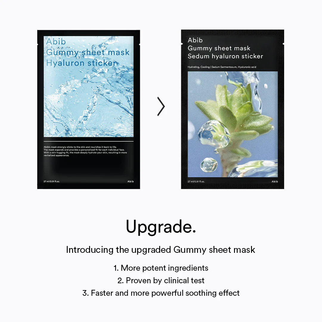Abib Gummy Sheet Mask Hyaluron Sticker - Image 4