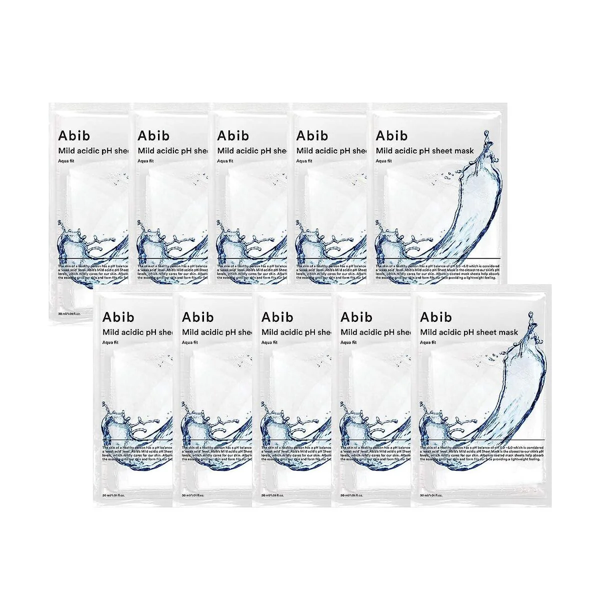 Abib Mild Acidic pH Sheet Mask Aqua Fit - Image 3