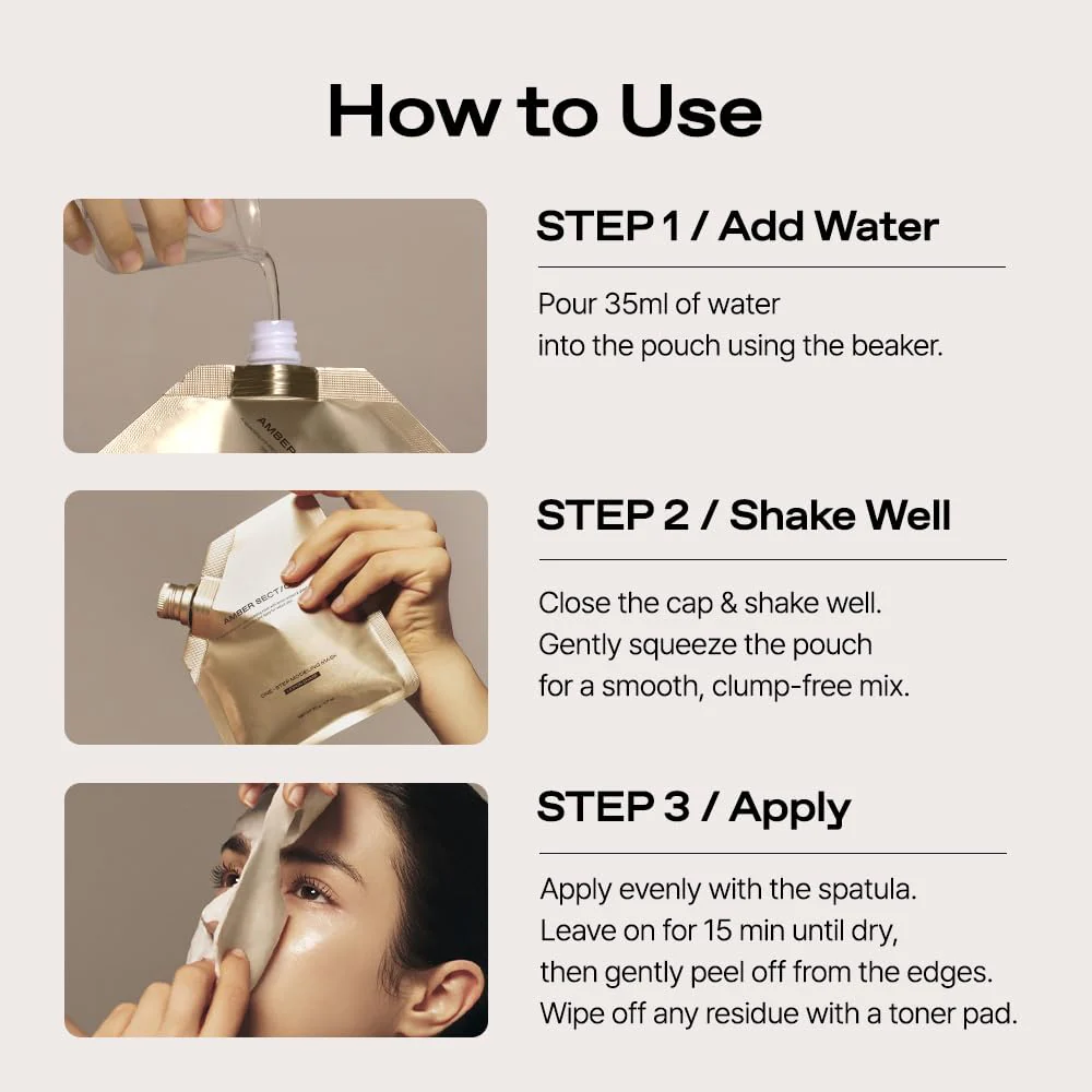 AMBER SECTION One-Step Modeling Mask Lemon Shake - Image 5