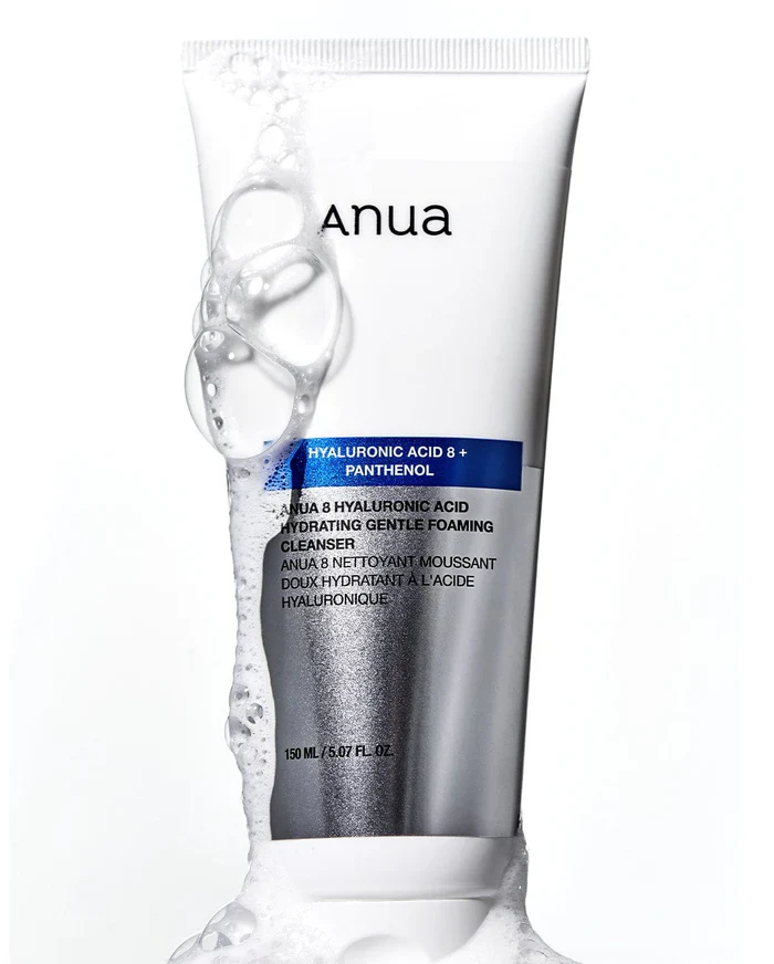 Anua 8 Hyaluronic Acid Hydrating Gentle Foaming Cleanser - Image 2