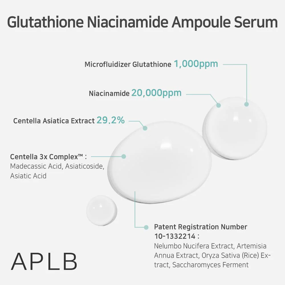 APLB Glutathione Niacinamide Ampoule Serum - Image 2