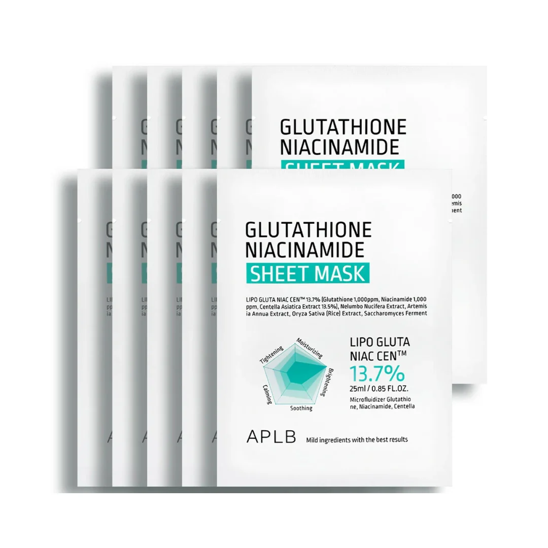 APLB Glutathione Niacinamide Sheet Mask - Image 5