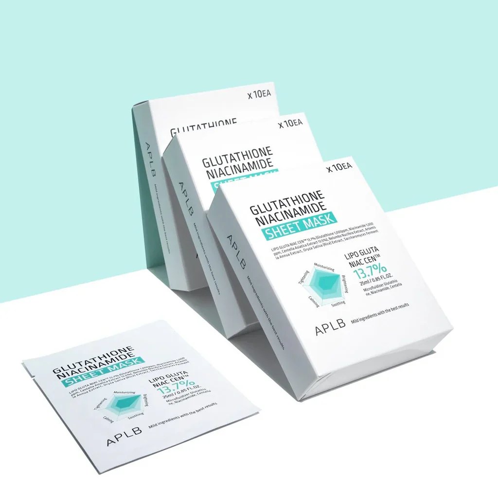 APLB Glutathione Niacinamide Sheet Mask - Image 6