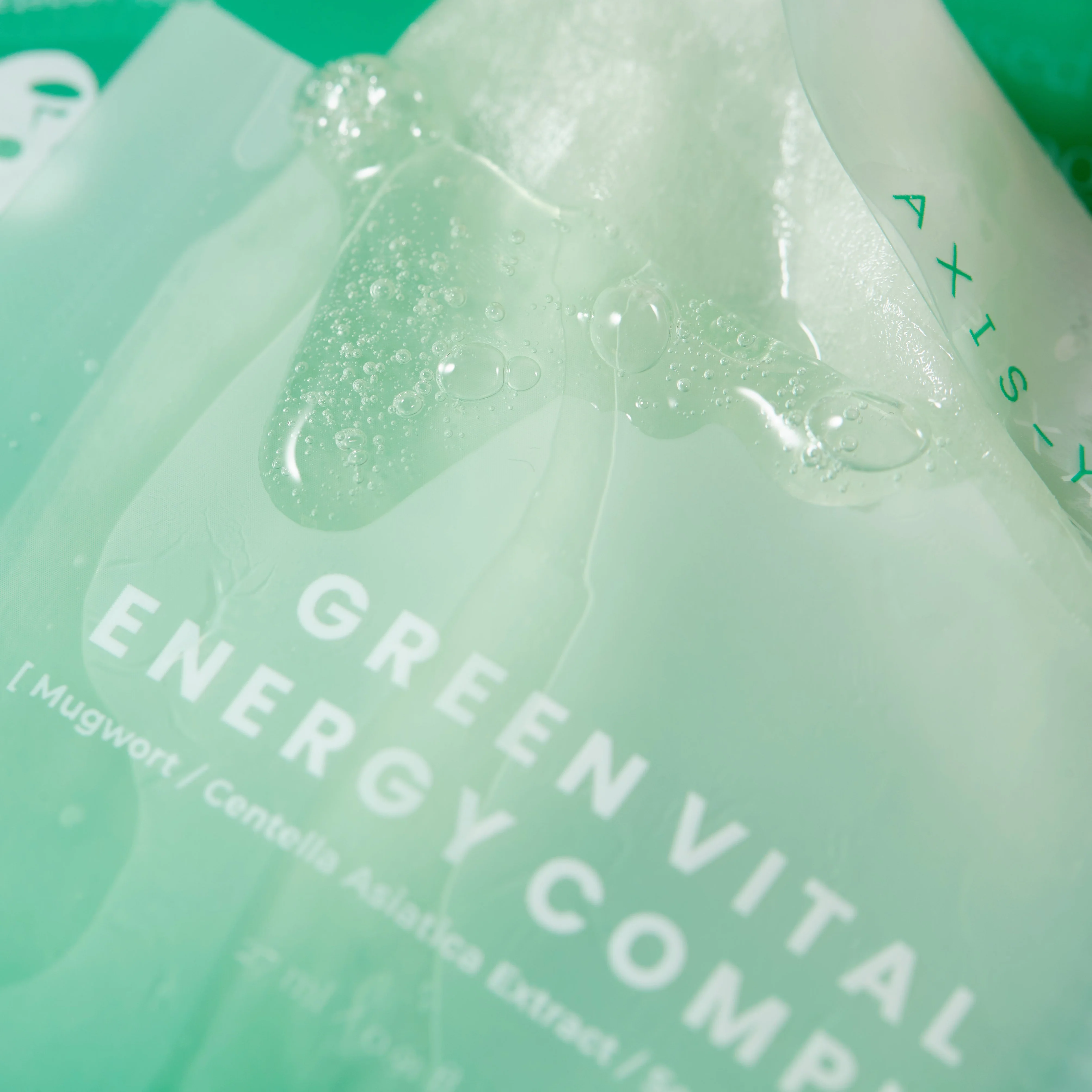 Axis-Y Green Vital Energy Complex Sheet Mask - Image 3