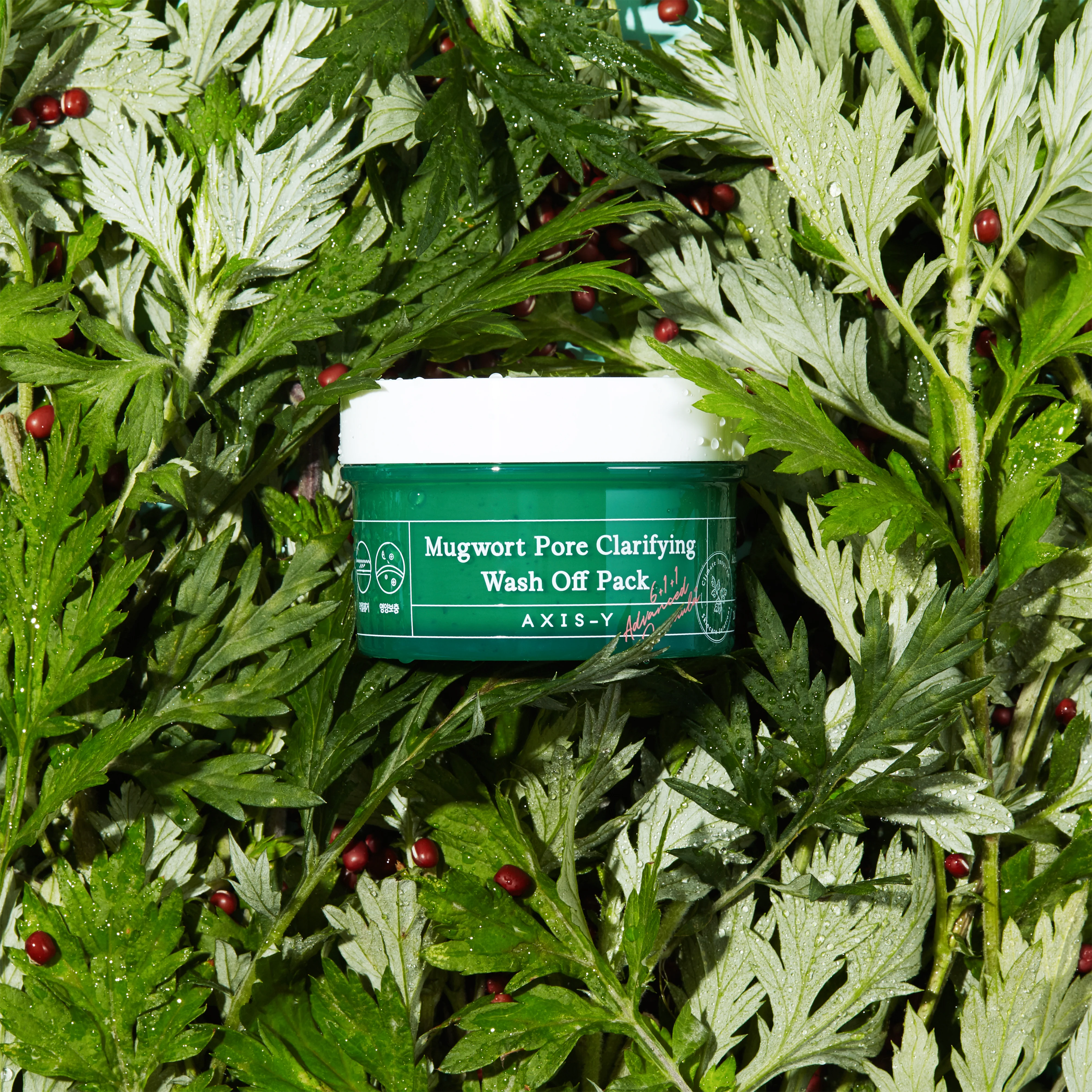 Axis-Y Mugwort Pore Clarifying Wash Off Pack - Image 5
