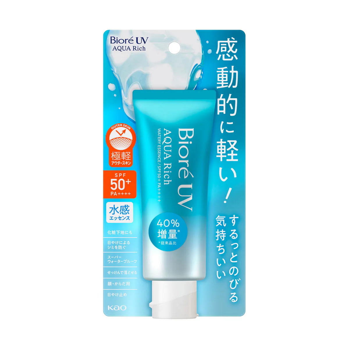 Biore UV Aqua Rich Watery Essence SPF 50 PA++++