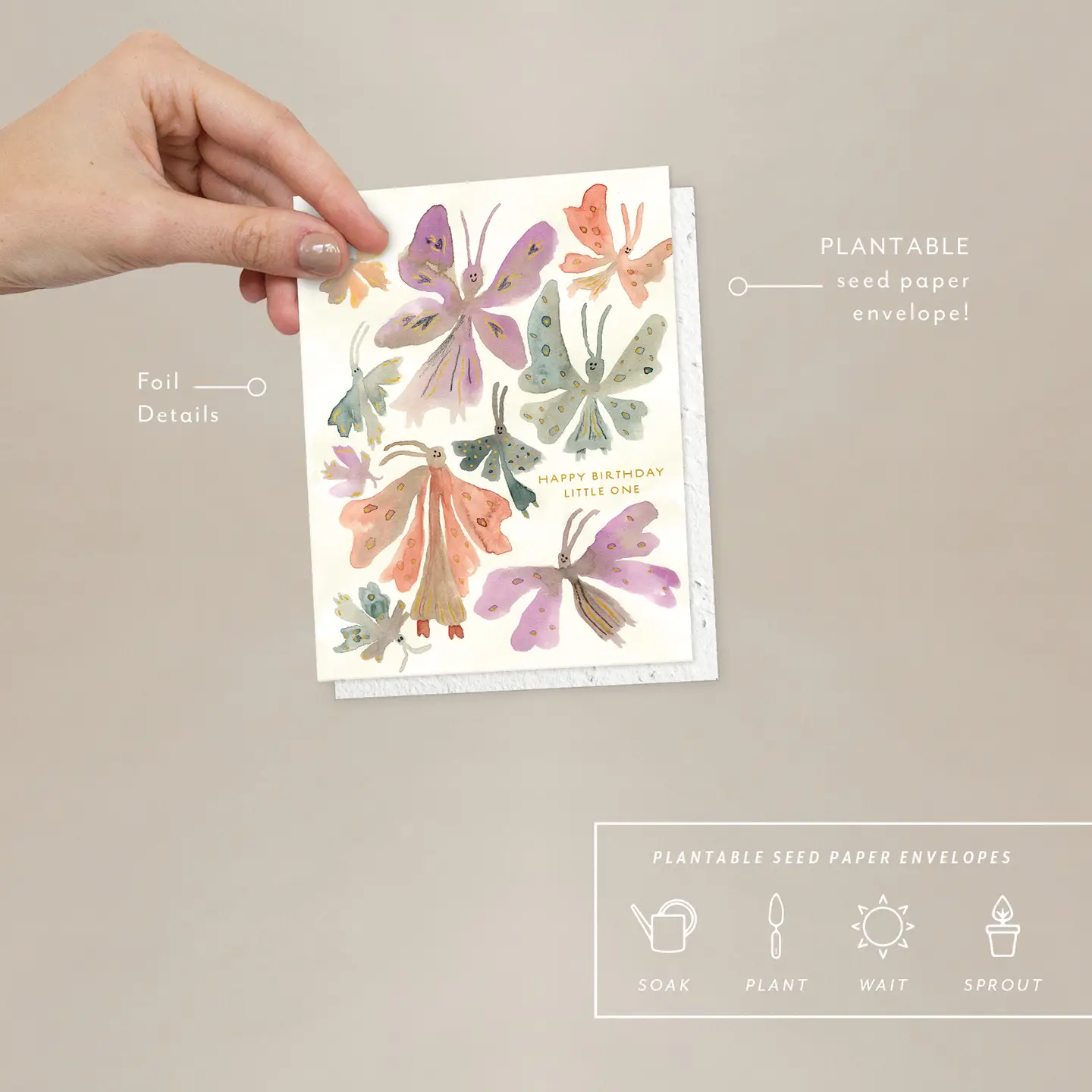 Butterflies - Birthday Card - Image 2