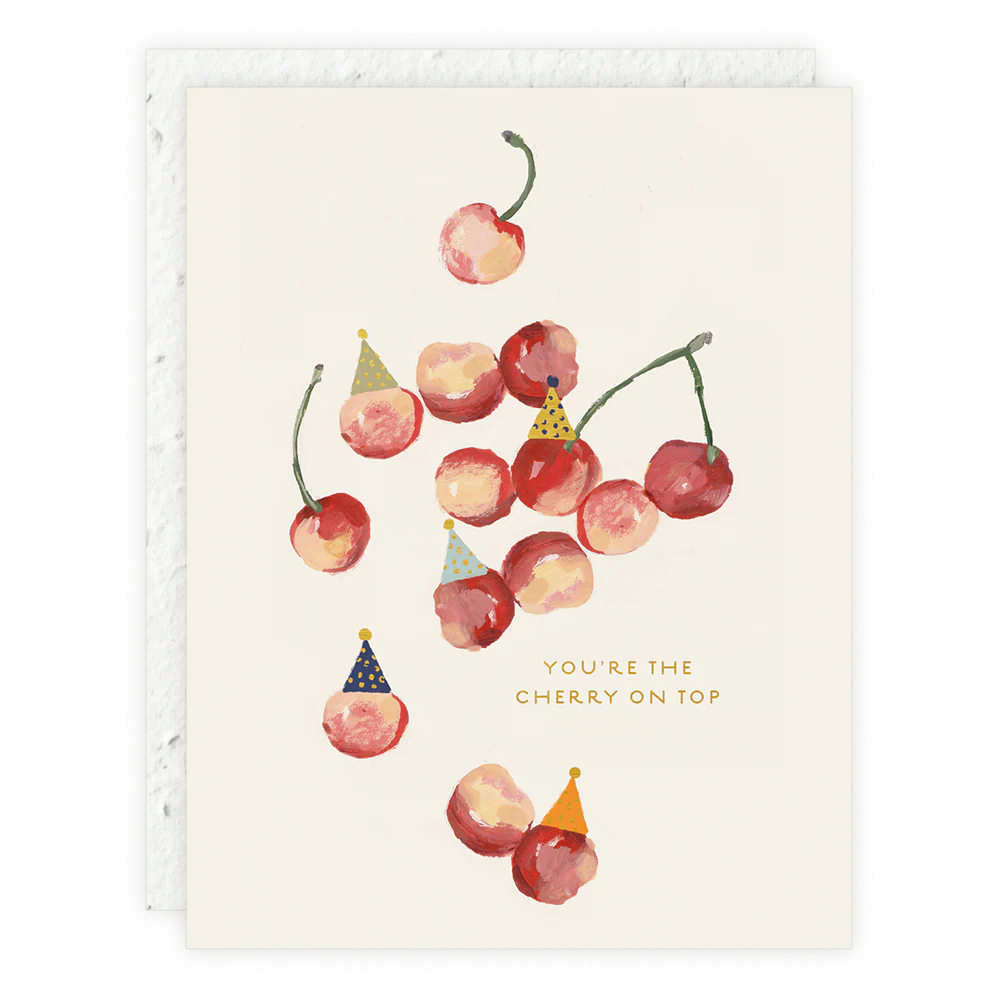 Cherry On Top - Birthday Card