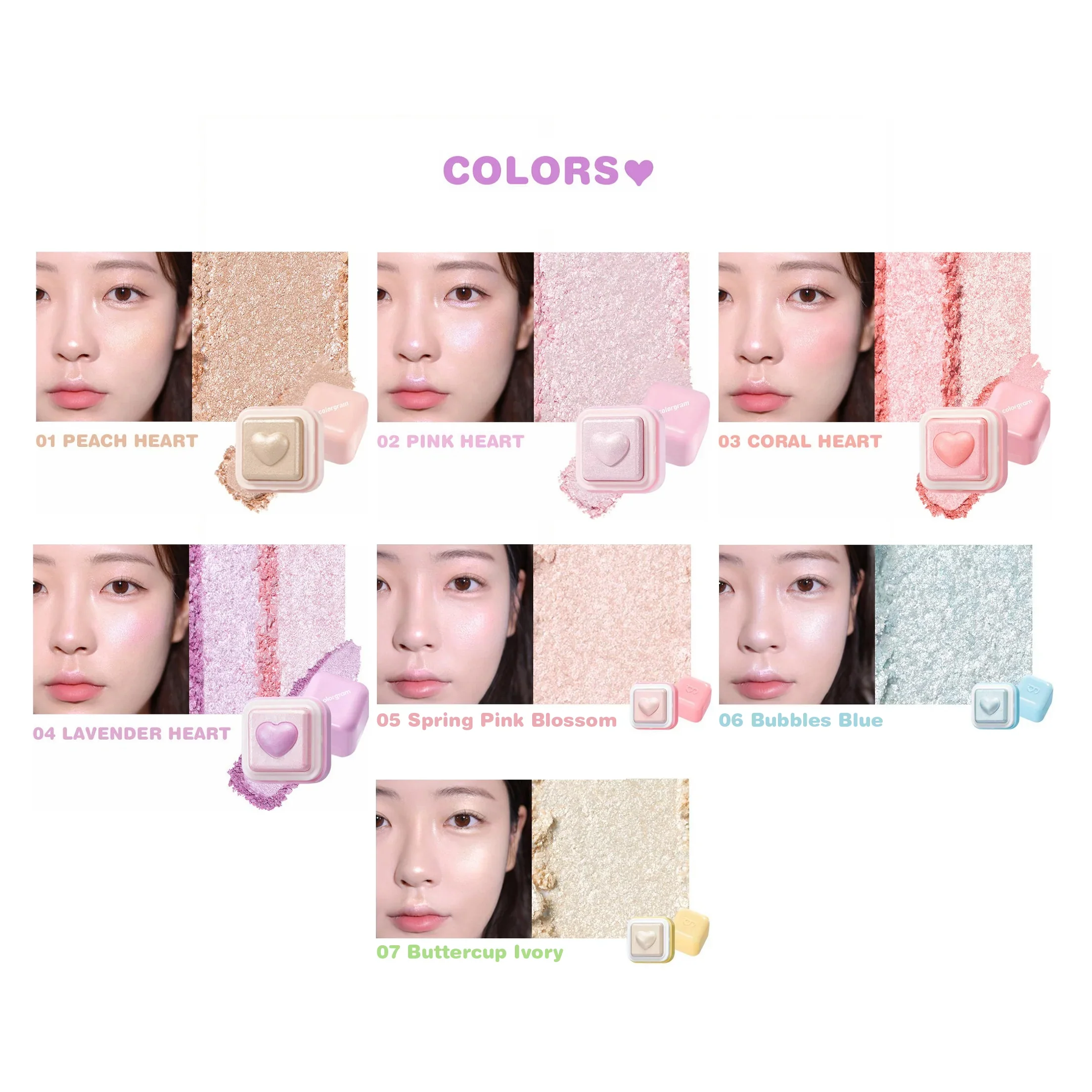 Colorgram Milk Bling Heartlighter - Image 4