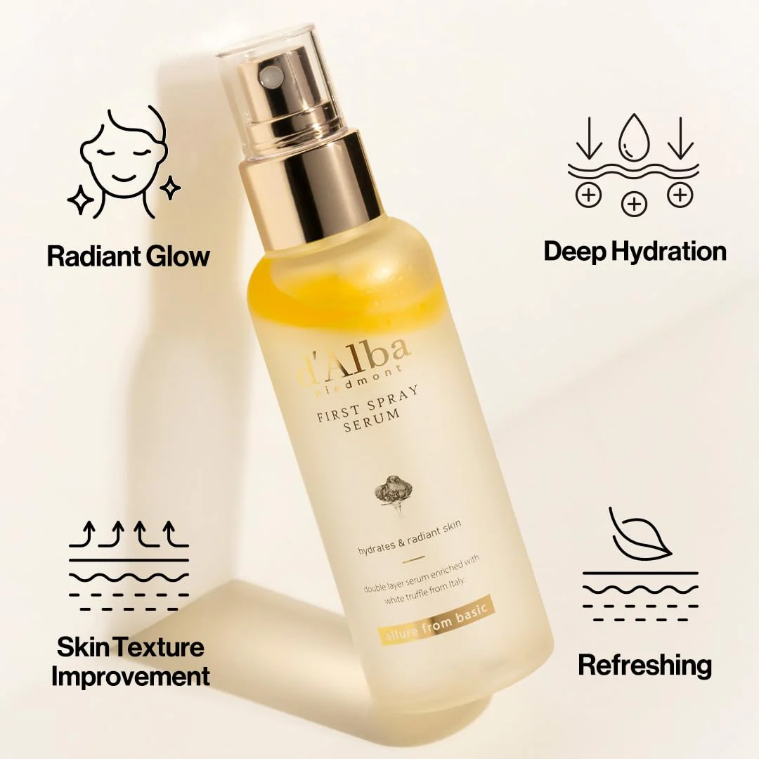 d'Alba White Truffle VEGAN First Spray Serum - Image 5