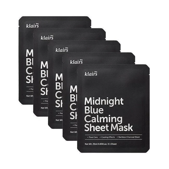 Dear Klairs Midnight Blue Calming Sheet Mask - Image 5