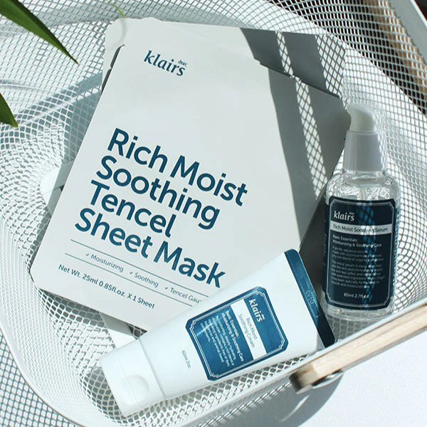 Dear Klairs Rich Moist Soothing Tencel Sheet Mask - Image 2