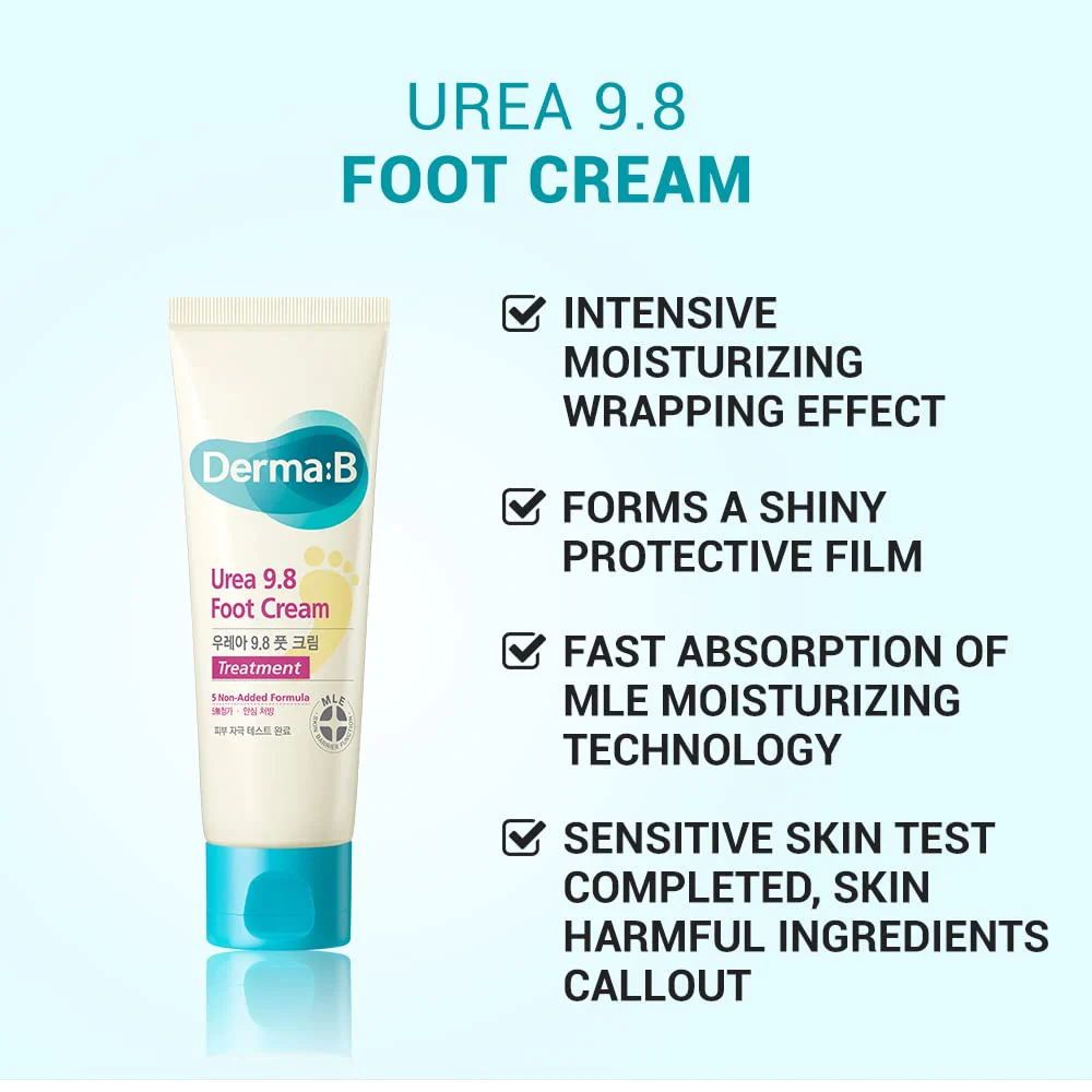 DERMA:B Urea 9.8 Foot Cream - Image 3