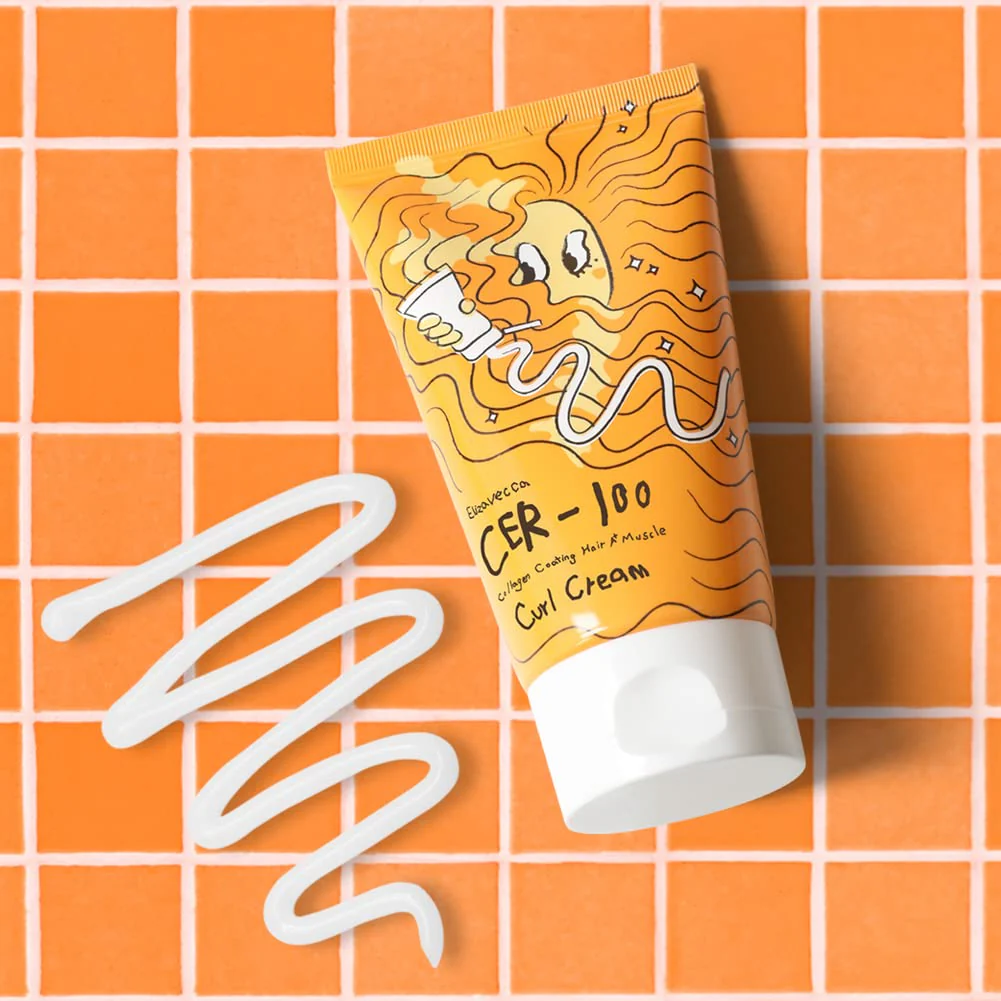 Elizavecca CER-100 Collagen Coating Hair A+ Muscle Curl Cream - Image 2
