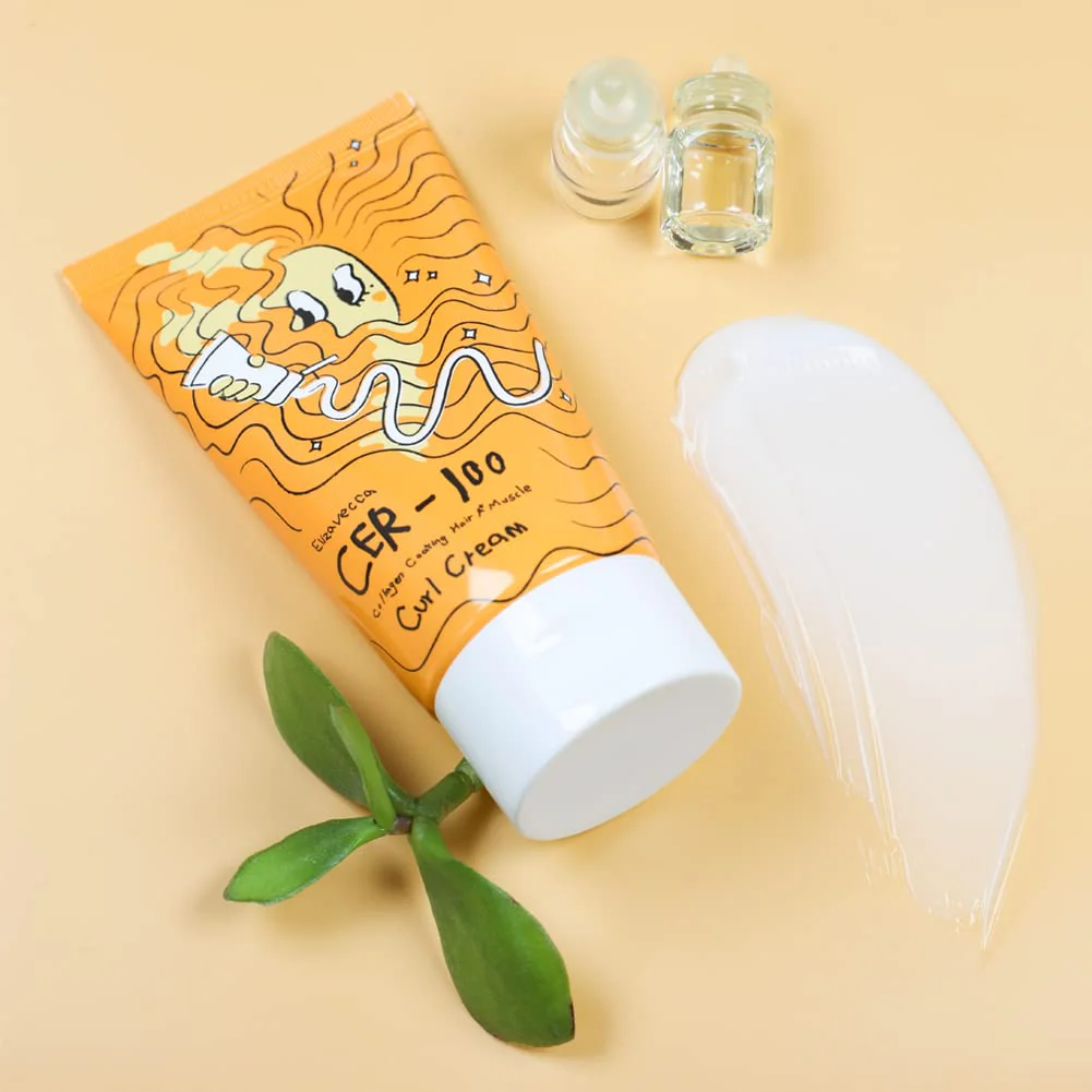 Elizavecca CER-100 Collagen Coating Hair A+ Muscle Curl Cream - Image 3
