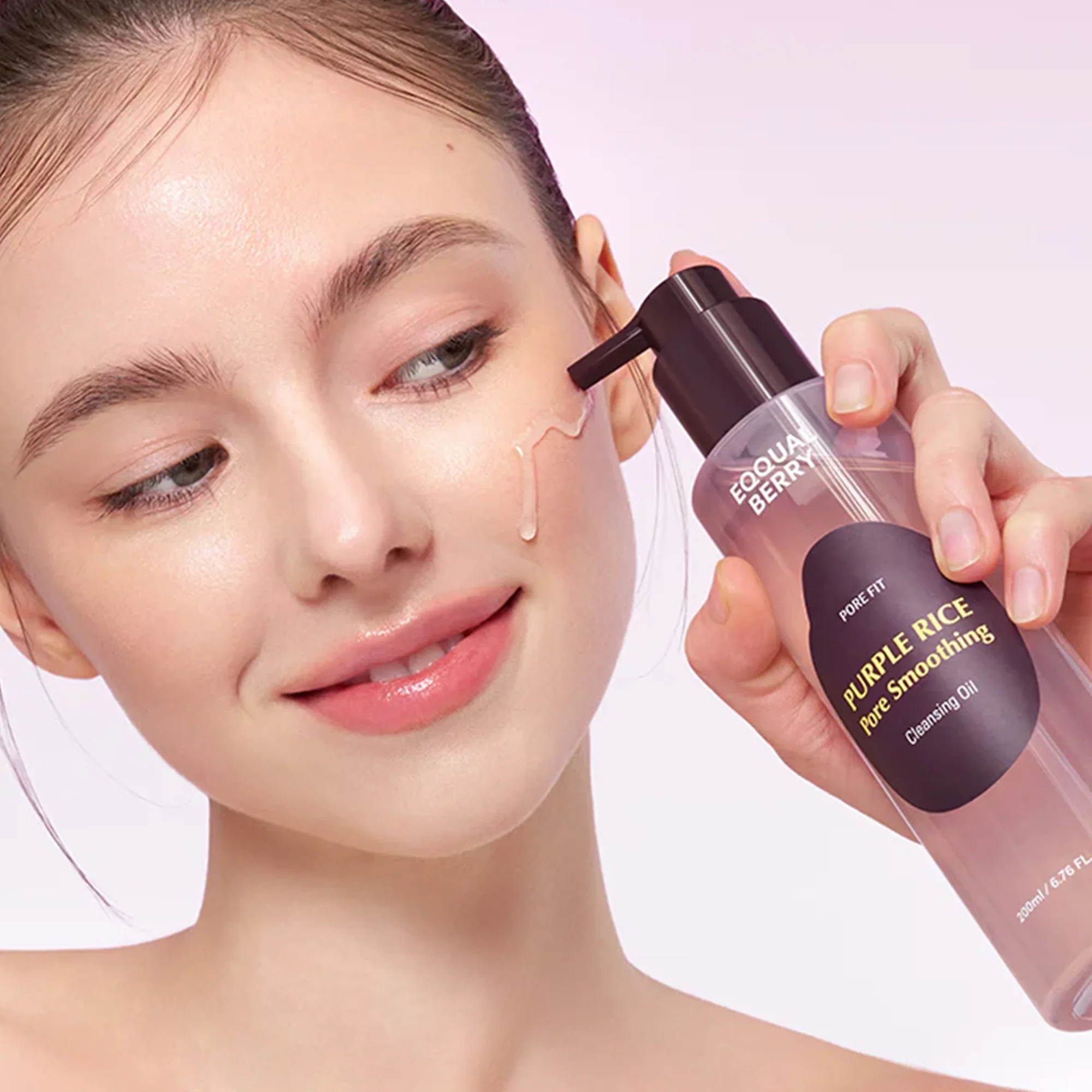 Eqqualberry Purple Rice Pore Smoothing Cleansing Oil - Image 3
