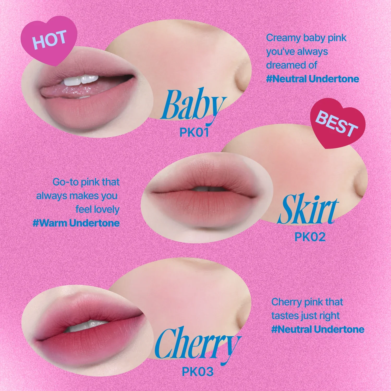 FWEE *Keyring Set* Lip & Cheek Blurry Pudding Pot - Image 4