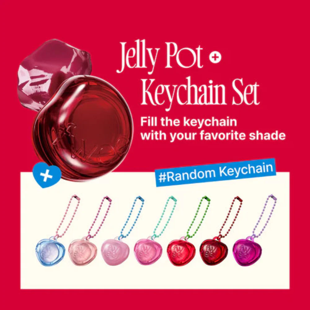 FWEE *Keyring Set* Lip & Cheek Glowy Jelly Pot - Image 4