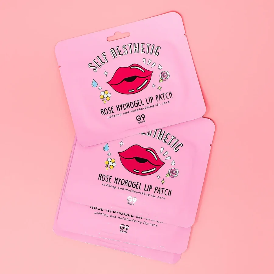 G9SKIN Self Aesthetic Rose Hydrogel Lip Patch - Image 3