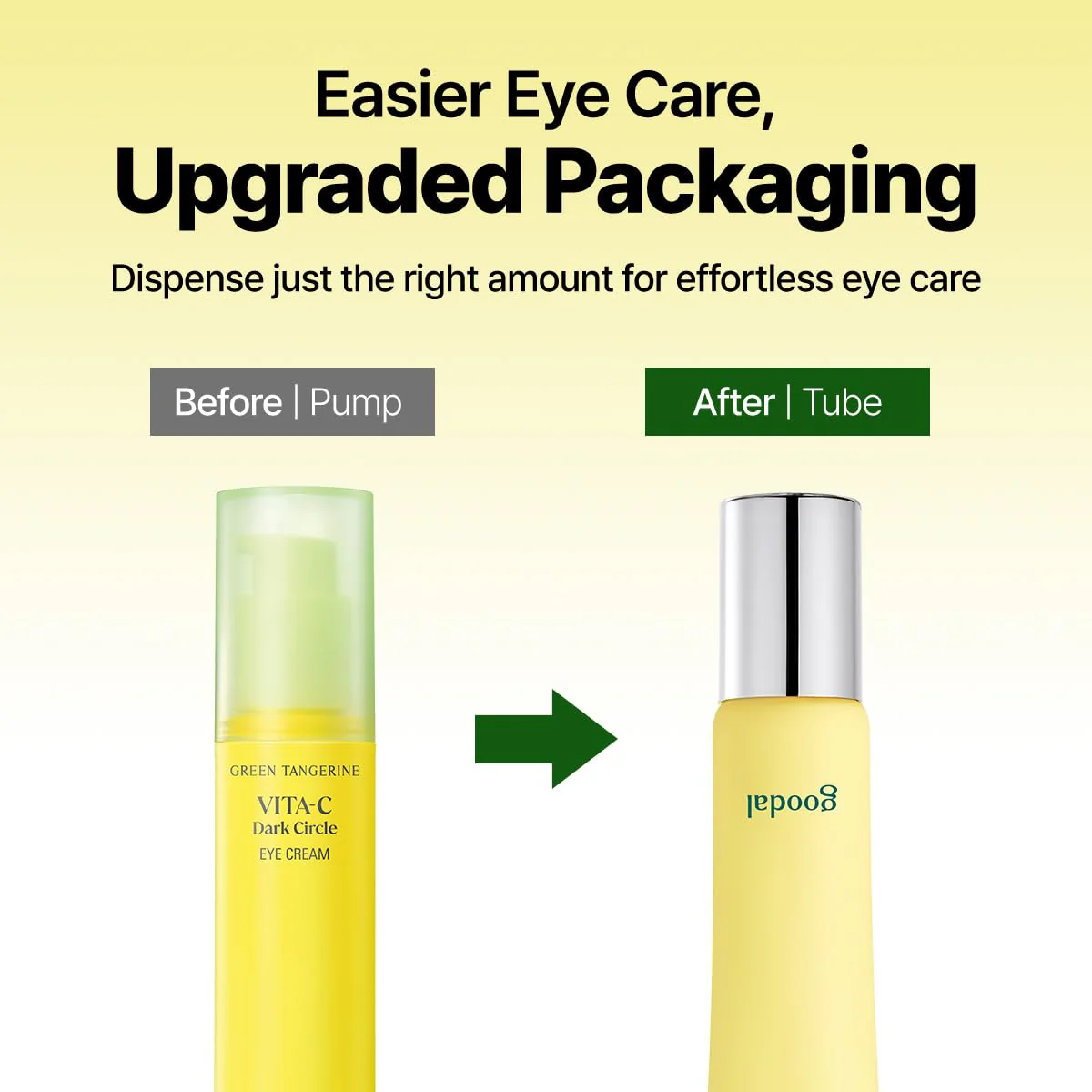 Goodal Green Tangerine Vita C Dark Spot Care Eye Cream - Image 3