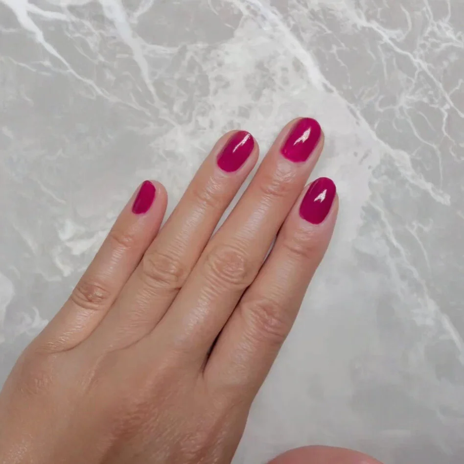 HOMEI 12 Free Nail Hardener Cranberry Red - Image 2