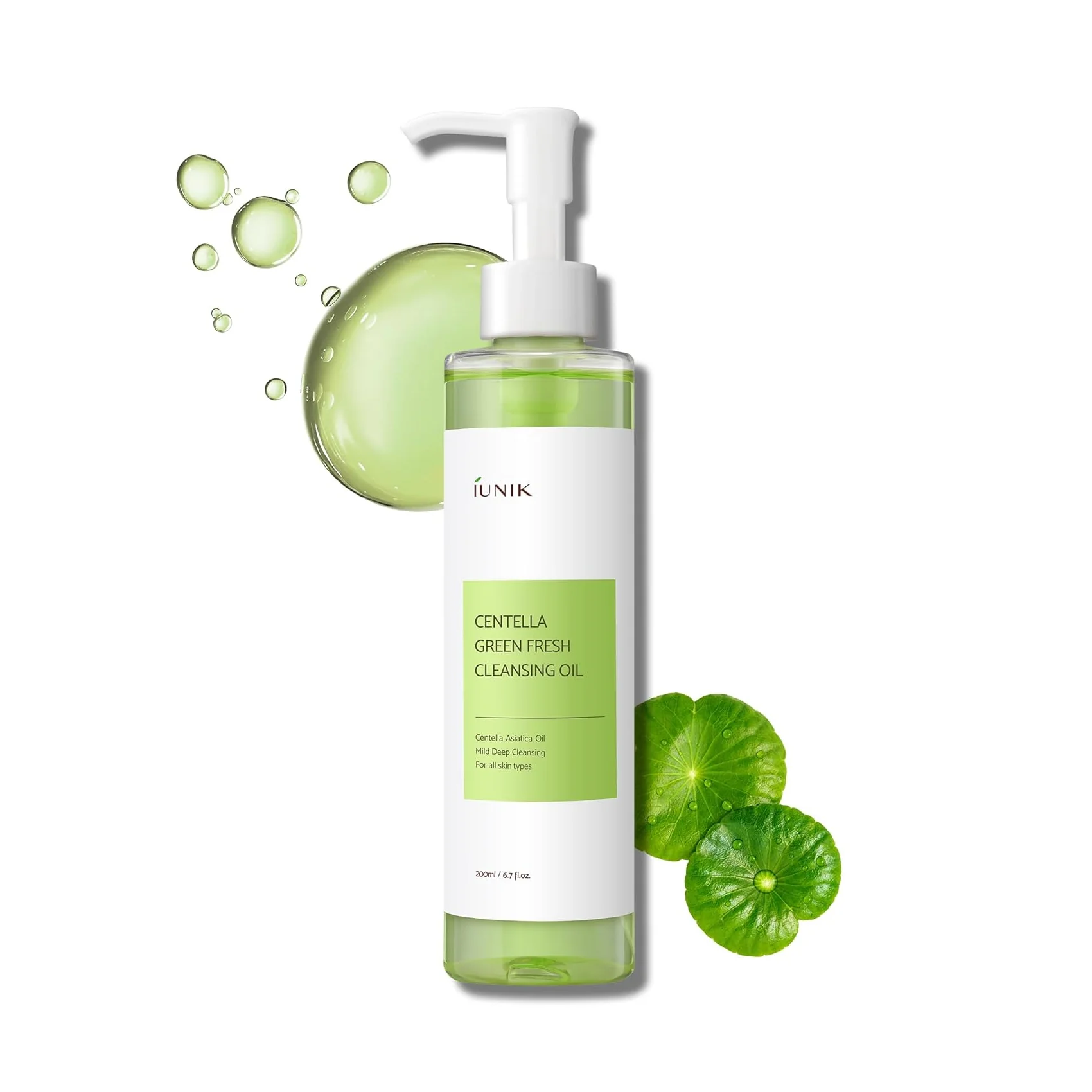 iUNIK Centella Green Fresh Cleansing Oil - Image 3