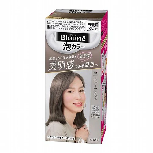 Kao Blaune Bubble Hair Color 1NS Natural Sheer Ash