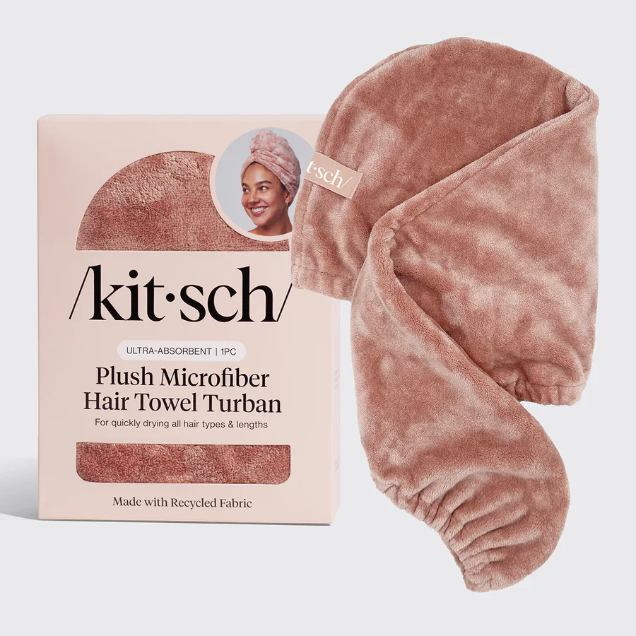 kitsch Plush Microfiber Hair Towel Turban - Image 3