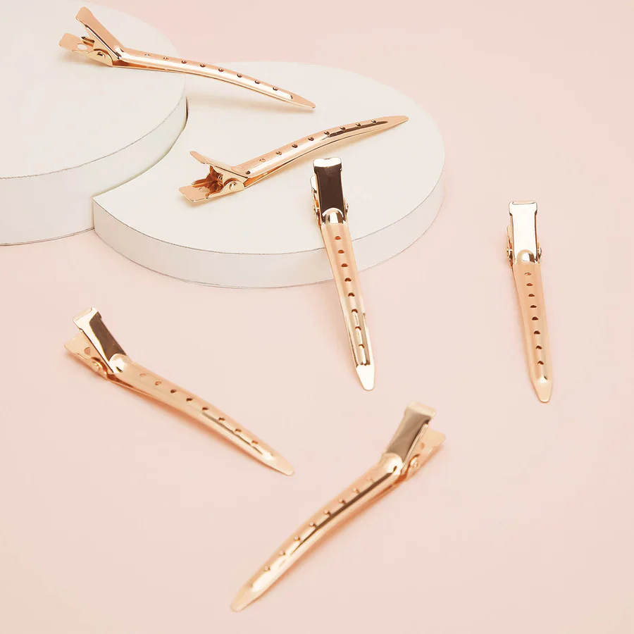 kitsch Rose Gold Styling Clips - Image 2
