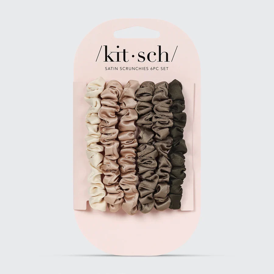 kitsch Ultra Petite Satin Scrunchies - Image 3