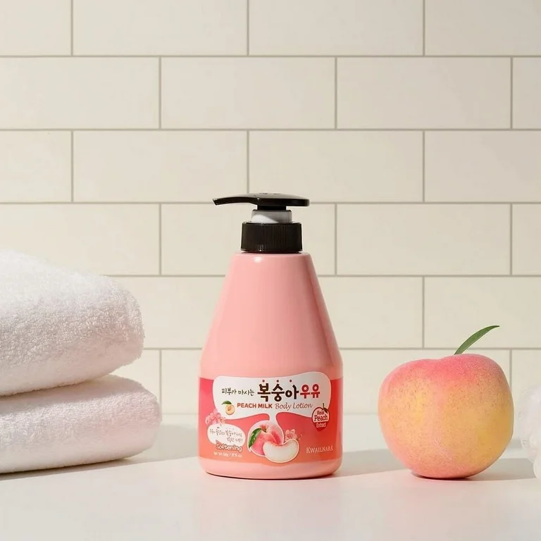 Kwailnara Peach Milk Body Lotion - Image 2