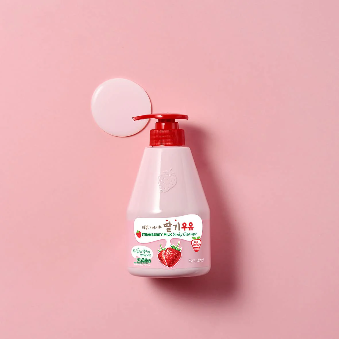 Kwailnara Strawberry Milk Body Cleanser - Image 3
