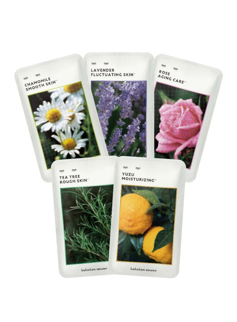 Lululun Organic Facial Mask Pick You Own Singles