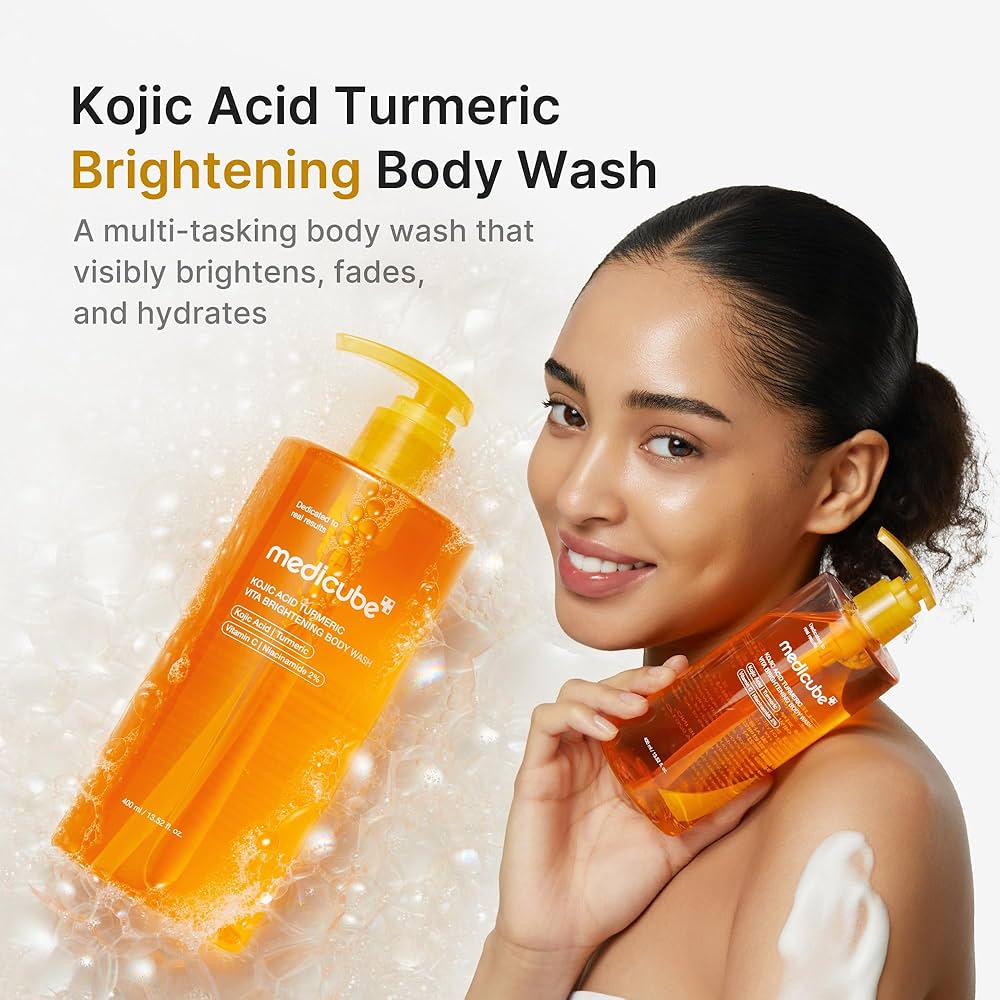 Medicube Kojic Acid Turmeric Vita Brightening Body Wash - Image 4