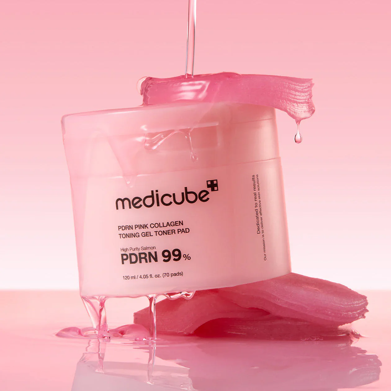 Medicube PDRN Pink Collagen Toning Gel Toner Pad - Image 2