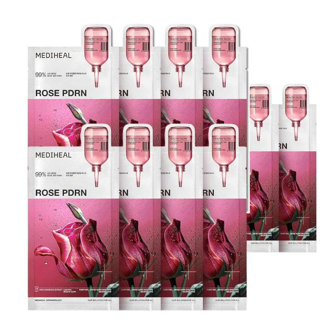 Mediheal Rose PDRN Essential Mask Healthy Glow - Image 4