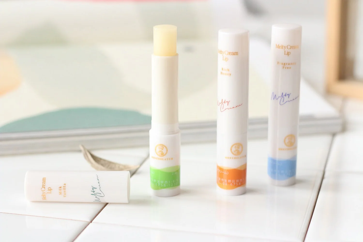 Mentholatum Melty Cream Lip Balm Fragrance Free - Image 3
