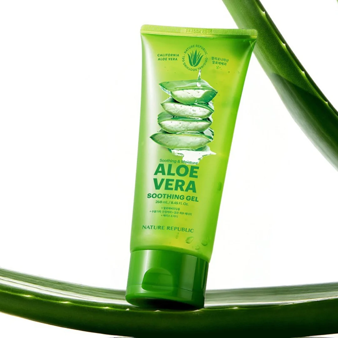 Nature Republic Mild & Moisture Aloe Vera Watery Gel (Tube) - Image 2
