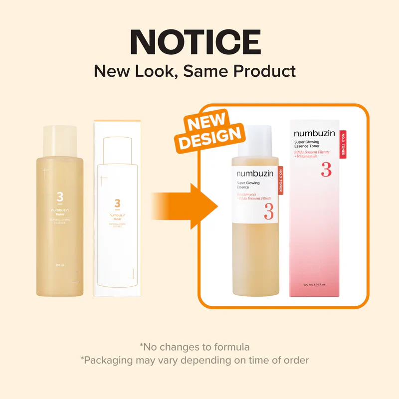 Numbuzin No.3 Super Glowing Essence Toner - Image 4
