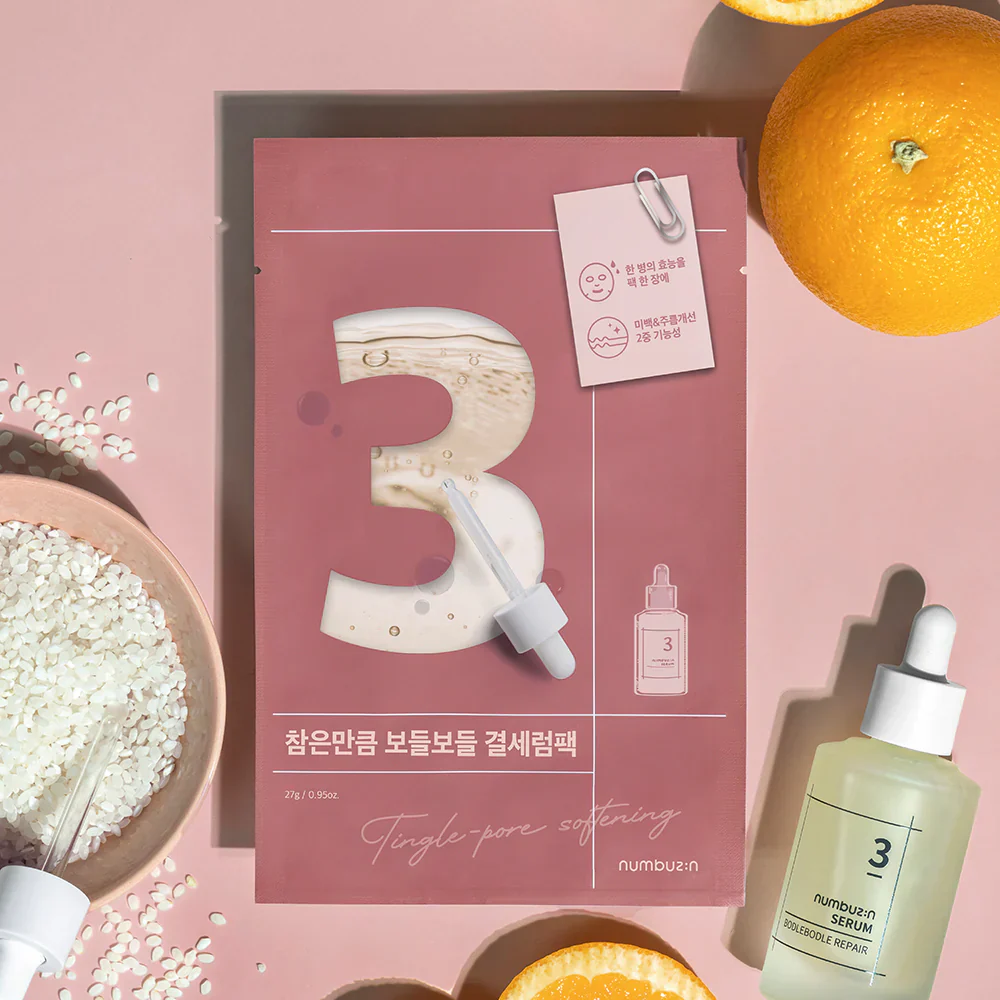 Numbuzin No.3 Tingle-Pore Softening Sheet Mask - Image 2
