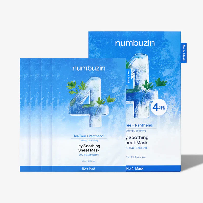 Numbuzin No.4 Icy Soothing Sheet Mask - Image 3