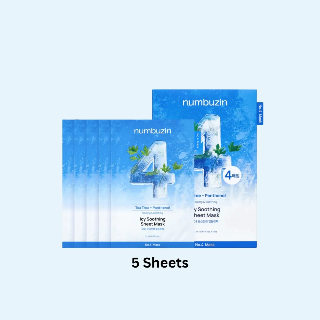 Numbuzin No.4 Icy Soothing Sheet Mask - Image 4