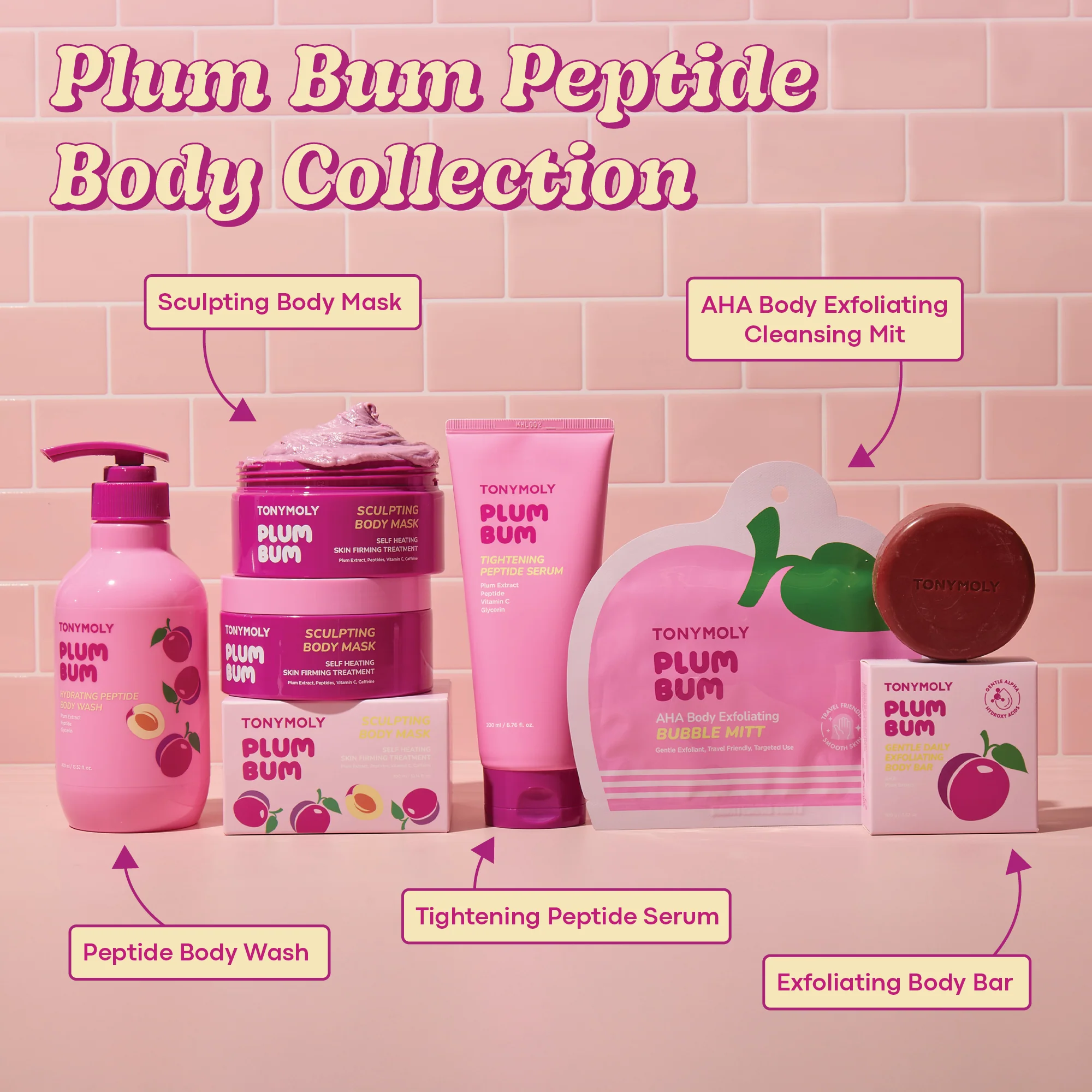 TONYMOLY Plum Bum Hydrating Peptide Body Wash - Image 4