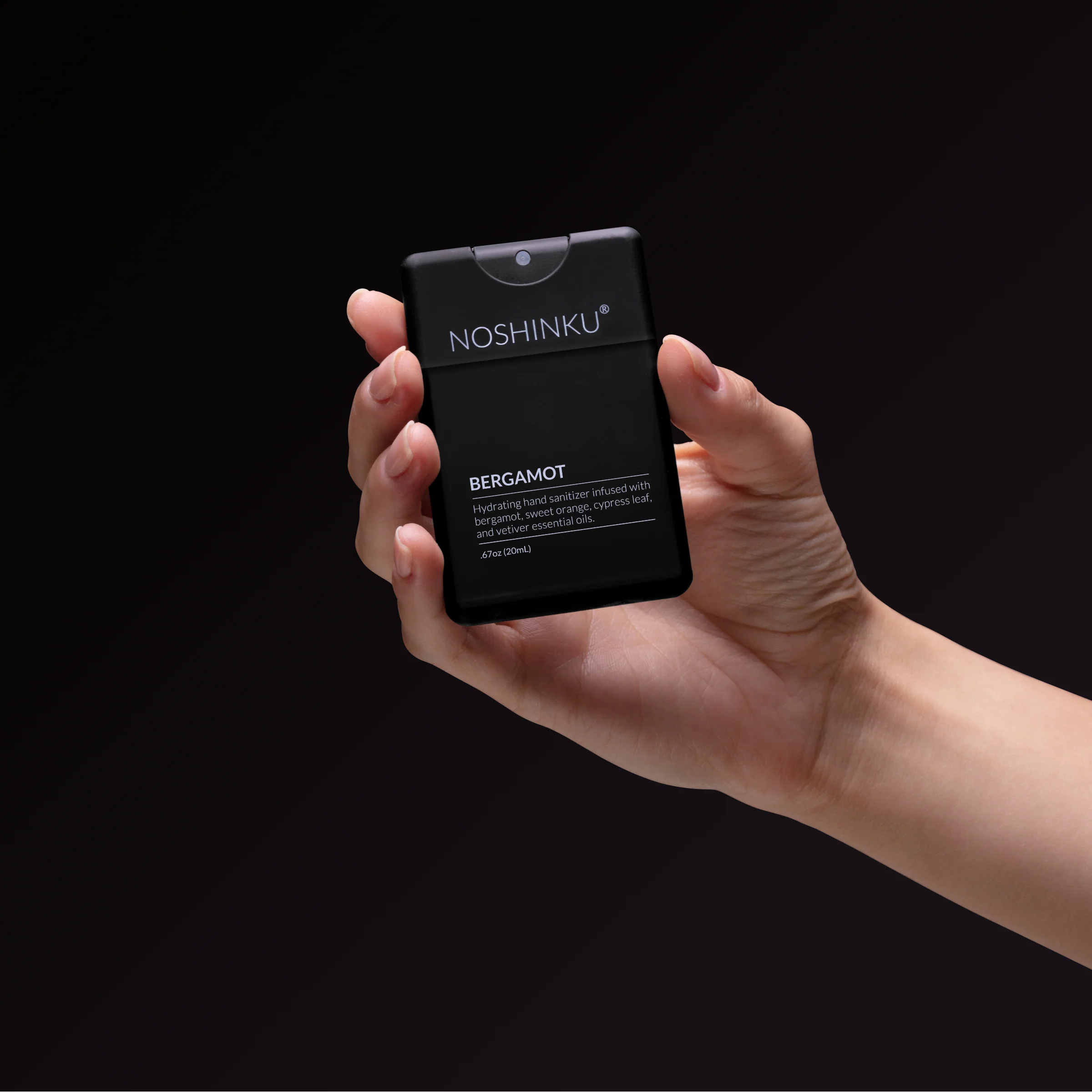 Noshinku Refillable Bergamot Ultra-Moisturizing Pocket Hand Sanitizer - Image 2