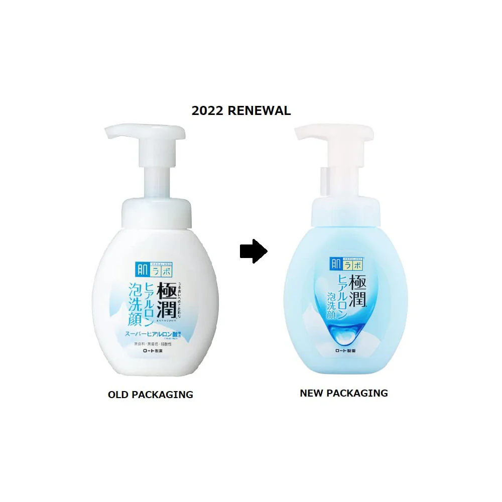 Rohto Hada Labo Gokujyun Hyaluronic Foaming Facial Wash - Image 3