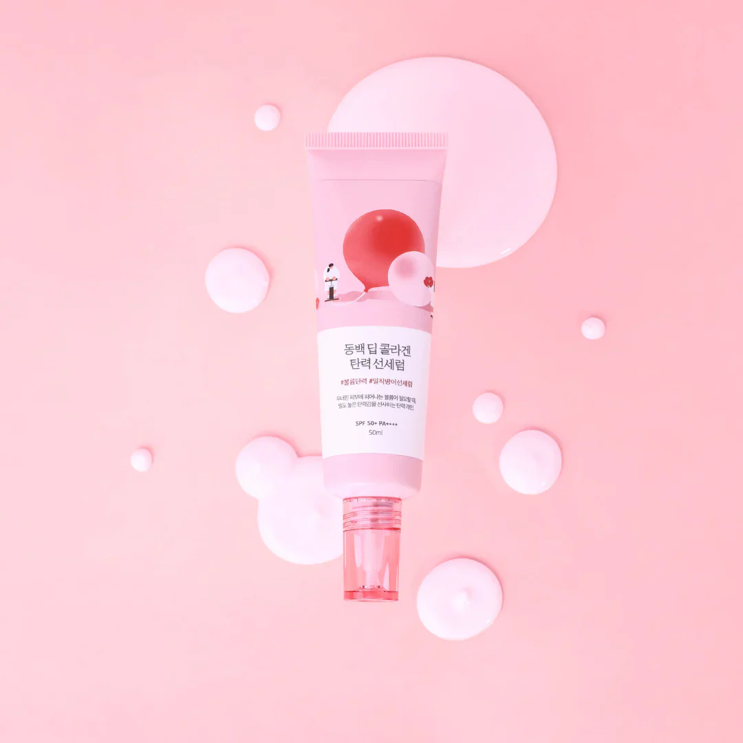 Round Lab Camellia Deep Collagen Firming Sun Serum - Image 2