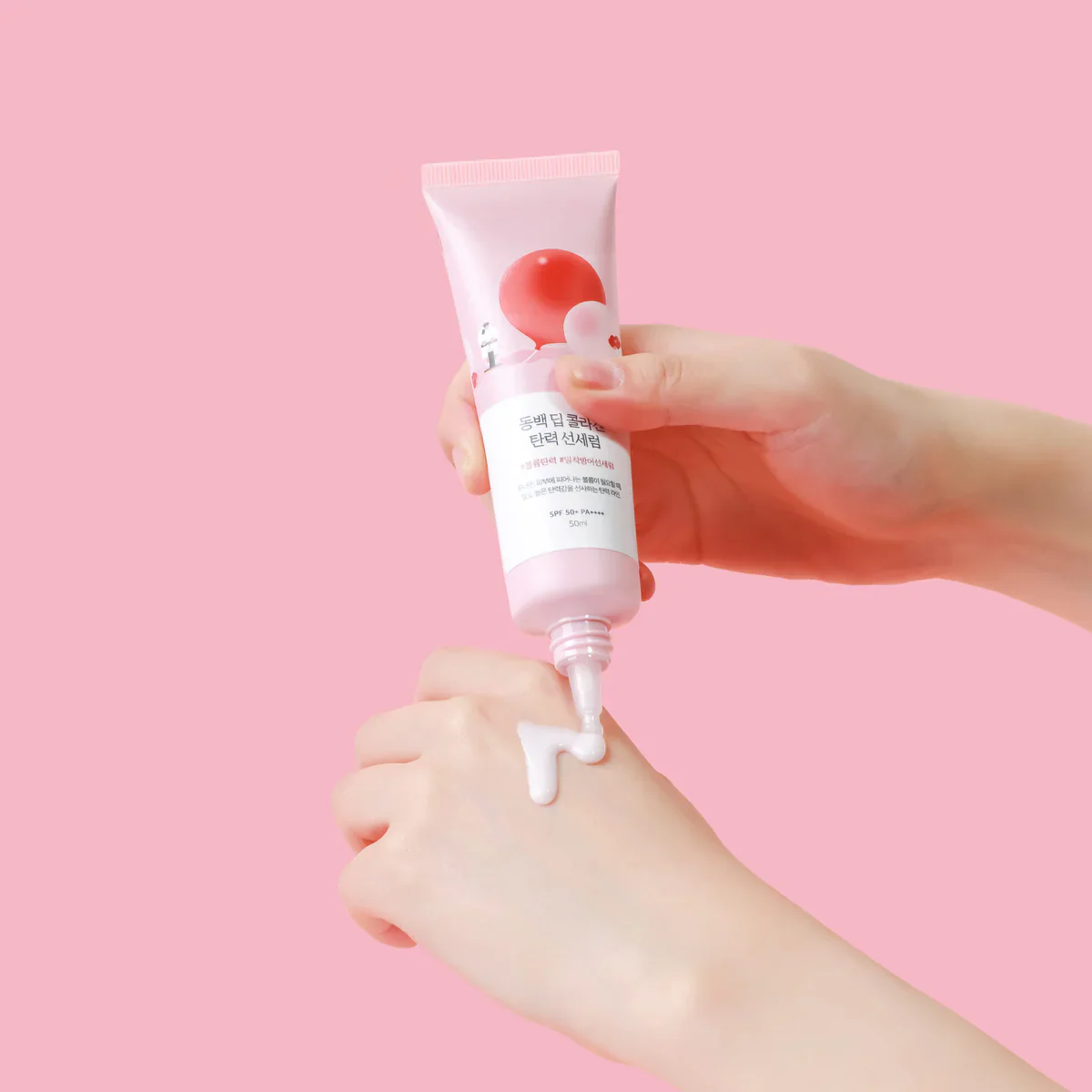Round Lab Camellia Deep Collagen Firming Sun Serum - Image 3