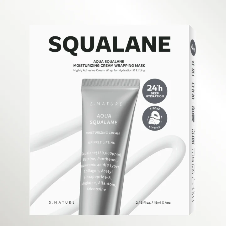 S.NATURE Aqua Squalane Moisturizing Cream Wrapping Masks - Image 3