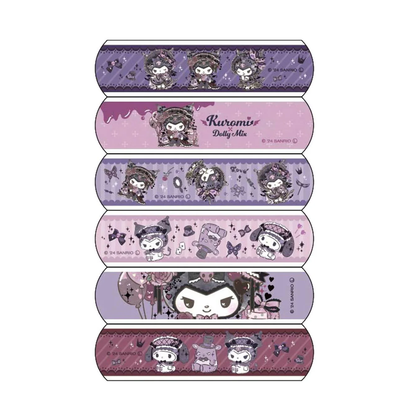 Santan Sanrio Kuromi x Dolly Cute Aid Bandages - Image 2