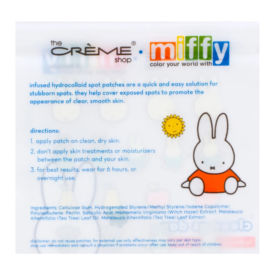 The Creme Shop Miffy Clear As Day! Hydrocolloid Blemish Patches - Image 2